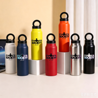 Vasos de Acero Inoxidable con Asa y Pajita, Sublimación con Diseño de Leopardo, Vasos de Doble Pared con Logotipo Personalizado