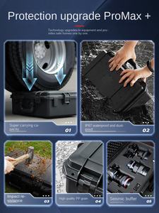 Boîte à outils carrée en PP étanche IP67 résistante aux intempéries Midas en aluminium, ODM personnalisé, 560x350x230mm, garantie, camping et randonnée - Product Image 3