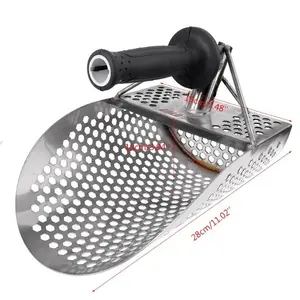 Dụng Cụ Dò Kim Loại Cầm Tay Máy Dò Cát Bãi Biển Máy Dò Kim Loại Thép Không Gỉ Sand Scoop