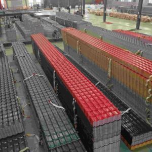 छत टाइल सिंथेट छत टाइल नालीदार प्लास्टिक छत शीट स्पेनिश टाइलें - Product Image 4