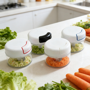 Hachoir à légumes manuel multifonctionnel pour oignon, carotte et ail – Idéal pour la cuisine - Product Image 5