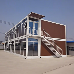 Excelente Casa Contenedor Prefabricada Modular de 20 pies, de Instalación Rápida, Desmontable, Impermeable y Resistente al Viento, Tipo Apartamento. - Product Image 1