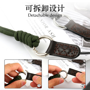 สายคล้องข้อมือสไตล์โมเดิร์น สายคล้องกล้องพาราคอร์ด สำหรับกล้อง Sony Fujifilm Canon Nikon พวงกุญแจ สายคล้องโทรศัพท์ - Product Image 4