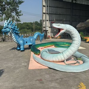 Modelo de Simulación de Animales Animatrónicos para Entretenimiento: Elefante, Flamenco, Serpiente, Cebra, Animales Salvajes con Sonidos, Voz y Movimiento - Product Image 5