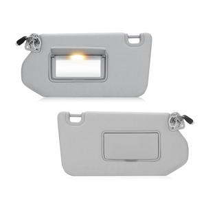 Pare-soleil Infiniti Qx60 96401-9PB0A gris, fixation au toit avec miroir et lumière, accessoire intérieur pour voiture - Product Image 4