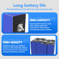 Vente chaude 200Ah LiFePO4 cellule solaire originale Lishen 3.2V 202Ah 200Ah batterie lithium-fer-phosphate pour bricolage de stockage solaire