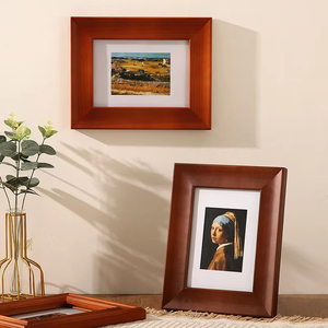 Cadres en bois de couleur rétro au prix d'usine, cadres flottants classiques en bois massif - Product Image 6