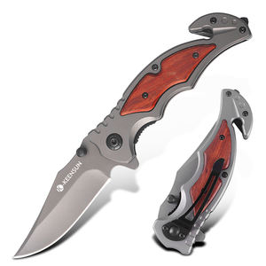 Couteau de poche pliant coupe-ceinture de survie/brise-verre lame 3Cr13 couteau de survie pour l'extérieur vente en gros - Product Image 1