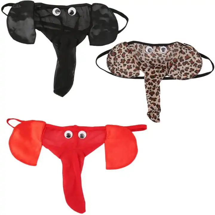 elephant man thong string cotton underwear