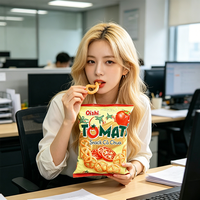 Sachet personnalisé imprimé MOPP VMPET CPP à scellage arrière pour chips, emballage alimentaire haute barrière, pochette plastique à fermeture éclair pour snacks et chips