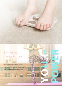 Neuer Typ Umwelt freundliche OEM/ODM-Personen waage Tragbare digitale Waage 150kg Batterie freie LED-Anzeige ABS Edelstahl - Product Image 6