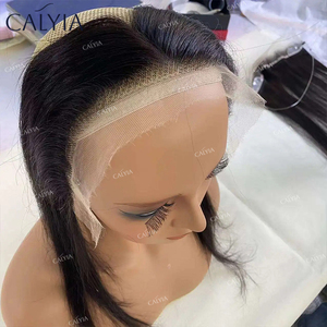 Postizo de Cabello Humano con Frente de Encaje 13x2 <span class=keywords><strong>para</strong></span> Mujer, con Cordón <span class=keywords><strong>para</strong></span> Ajuste - Product Image 5
