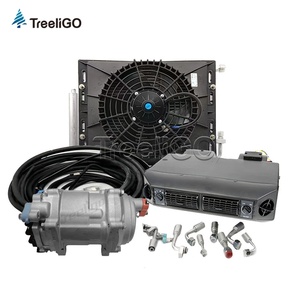 Kit Universal de Aire Acondicionado para Coche, Compresor y Evaporador, 12V, Bajo el Tablero, BEU404-SET-05-14, BEU404-SE - Product Image 1
