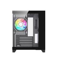 Casing Komputer PC VECO, Casing CPU, Panel Depan, Casing Gaming PC, OEM ODM, Micro ATX ITX MATX, dengan Kipas ARGB