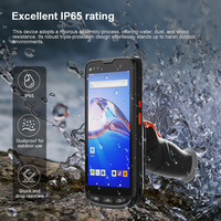 Ordinateur portable robuste PDA Android 10 5,5 pouces IP65 étanche avec scanner de codes-barres 2D, 4G LTE, WIFI, GPS, caméra