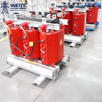 Transformateur de distribution de puissance sec de type SCB pour intérieur, série Hotsale, 30-5000KVA, triphasé HV/MV/LV, 50/60Hz, en résine coulée, résidentiel