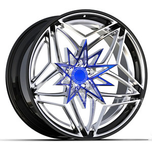 ล้อฟอร์จคาร์บอนไฟเบอร์สีขาวม่วงแบบกำหนดเอง XINLAI ชุด 4 ชิ้น ขนาด 17-23 นิ้ว 5x112 5x114.3 5x120 ดีไซน์ขอบลึก สำหรับ M8 - Product Image 1