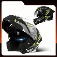 Vente directe d'usine, casques de moto, casques de moto en matériau ABS, casques intégraux modulables