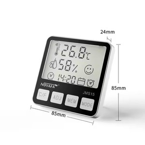 Noyafa Jms15 Lớn HD LCD Kỹ Thuật Số 2 Trong 1 Nhiệt Kế Ẩm Kế Nhiệt Độ Độ Ẩm Tester Thời Tiết Trạm Đồng Hồ Với Treo - Product Image 3