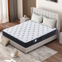 Ensemble de matelas hybride à ressorts ensachés pour chambre moderne, épaisseur 25 cm, taille King, tissu durable et respirant, prix bas, haute qualité