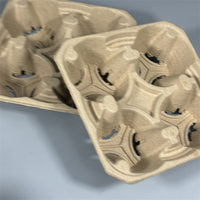 Porte-gobelet à café jetable biodégradable et compostable plateau à café porte-gobelet en papier plateau pour boissons chaudes et froides OEM