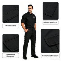 Ensemble uniforme de sécurité BDU OEM d'usine, tenue de chasse pour hommes, chemise et pantalon tactiques multi-poches pour agents de sécurité