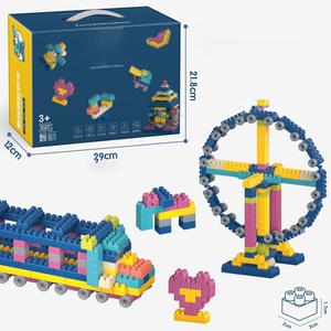 Bloques de Construcción para Niños, Granulares, de Plástico, para Jardín de Infancia, Juguetes Educativos Tempranos, Juego de Regalo en Caja con Almacenamiento - Product Image 6