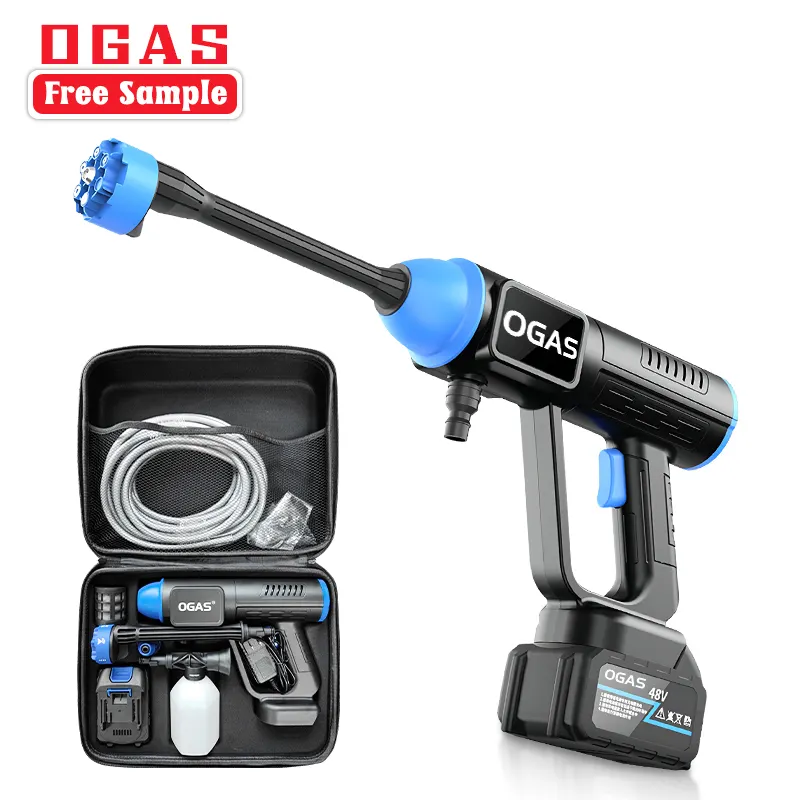 OGAS Hot-Selling Car Wash Espuma Gun Portátil Sem Fio Alta Pressão Wash Gun Para Máquina De Lavar Carro