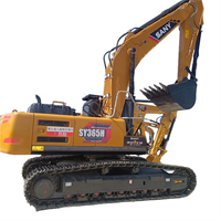 Excavator Crawler SANY Bekas 36 Ton Bersertifikat ISO EPA SY365 Mesin Penggali Tugas Berat Peralatan Pemindahan Tanah untuk Ekspor