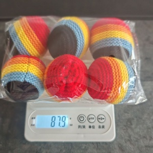 Nouvel Arrivage Hacky Sack Coloré au Crochet, Ballons de Frappe Souples pour Adultes, Jouet Anti-Stress, Jeu de Plein Air pour Fêtes et Jeu de Groupe - Product Image 6