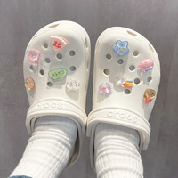 Breloques de chaussures en métal personnalisables Ours Arc-en-ciel, accessoires décoratifs pour enfants avec impression UV, écologiques