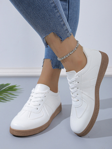 <span class=keywords><strong>Scarpe</strong></span> da corsa Casual in <span class=keywords><strong>gomma</strong></span> <span class=keywords><strong>bianca</strong></span> di alta qualità per donne alla moda classico Design morbido antiscivolo per tutte le stagioni-estate - Product Image 4