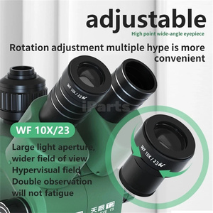 IParts MaAnt SKY EYE T3 6.5-58X M3 7-50X Microscope trinoculaire stéréo à zoom continu 4K HDMI USB Caméra numérique <span class=keywords><strong>Objectif</strong></span> CTV - Product Image 6