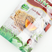 Sachet latéral personnalisé en aluminium et plastique pour emballage de miel, thé, café, lait en poudre