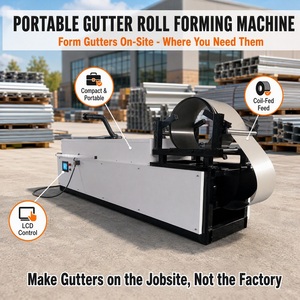 Machine de fabrication de gouttières en métal pour toitures, de bonne qualité - Product Image 1