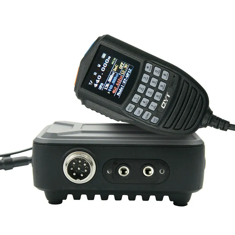 QYT Auto Walkie Talkie WP12 VHF 25W UHF20W Dualband VOX Scrambler Hand mikrofons teuerung Ham Mini Mobile Radio