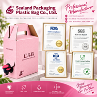 Distributeur de café arabe personnalisé pour café à emporter Gahwa, emballage isolant Bag-in-Box avec impression en héliogravure et valve recyclable