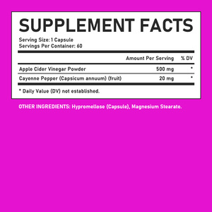 Premium Quality Natural Plant Extract Apple Cider Vinegar Capsules <b>Weight</b> Management Gut Health Capsules - Product Image 2