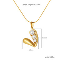 Collier en acier inoxydable doré Novirassine avec pendentif animal (cerf, chien) – Bijoux esthétiques en gros pour femmes, idéal pour le quotidien