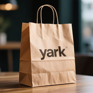 Sac de courses en papier pliable et réutilisable avec logo personnalisé pour les marques de vêtements, les magasins de détail et les cadeaux de Noël - Product Image 5