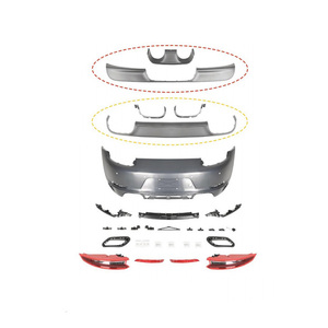 Pièces automobiles OE Style sportif Kit de carrosserie Pare-chocs arrière Diffuseur de feux arrière LED Kit de carrosserie pour <span class=keywords><strong>Porsche</strong></span> 911 991 2012-2019 - Product Image 1