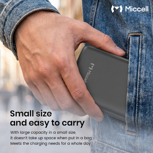 Batteries externes portables Miccell en gros 22,5 W 5000/10000 mAh à chargement rapide magnétique sans fil pour téléphones mobiles - Product Image 4