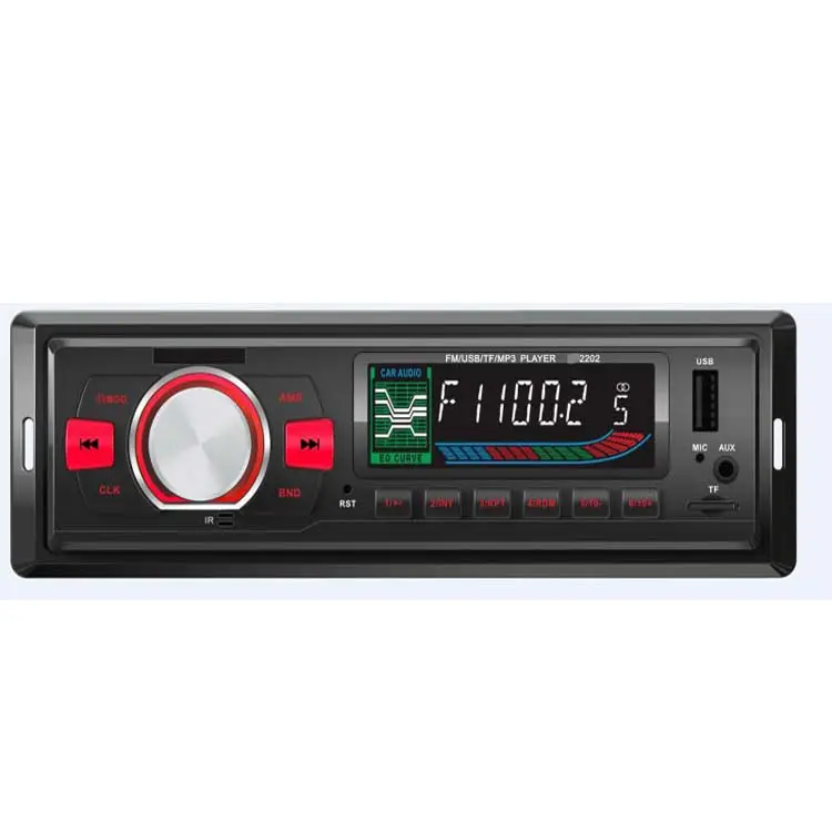 Reproductor Mp3 de Audio para coche, Radio con mando a distancia Aux FM, 12V, venta al por mayor