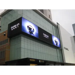 P6 P10 papan Led tetap luar ruangan layar Display Digital raksasa untuk toko iklan 90 sudut kanan Led Panel Modular Bildschirm