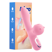 Kaninchen-Vibrator mit Klitoris-Saugfunktion und G-Punkt-Stimulation, Erotikspielzeug für Erwachsene, Dildo-Saugvibrator für Frauen, Sexshop