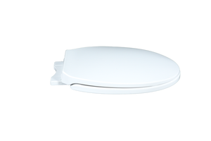 Siège de toilette de remplacement blanc brillant avec matériel de montage facile et forme ergonomique pour la plupart des cuvettes de toilettes standard - Product Image 3