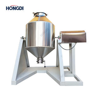 Mélangeur à tambour en acier inoxydable, machine de mélange automatique de poudre avec moteur AC, capacité de 200 L pour l'industrie chimique et alimentaire - Product Image 1