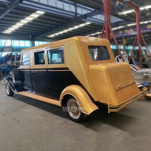 Coche Eléctrico de Turismo Vintage de Lujo de Baja Velocidad con Elegante Diseño Bicolor para Eventos y Desfiles - Product Image 6
