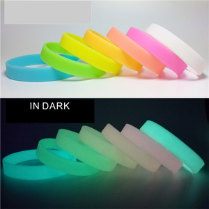 Cá nhân logo Glow-in-The-Dark Silicone dây đeo cổ tay silicon cao su dây đeo cổ tay - Product Image 4