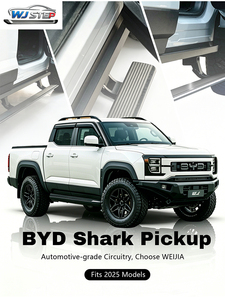 Marchepieds électriques en alliage d'aluminium WEIJIA, fabricant direct, pour BYD Shark 2024+ - Product Image 4